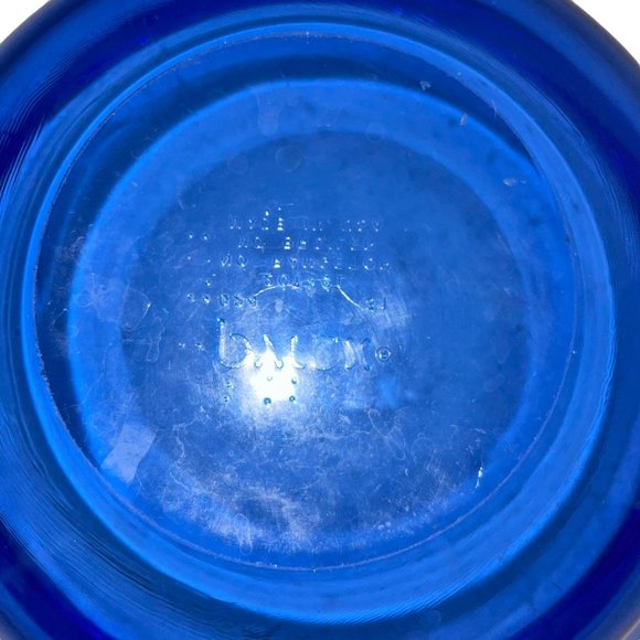 Vintage Pyrex Cobalt Blue 024 Round Casserole Baking Bowl Dish 2 Qt 2 Liter - Picture 11 of 11